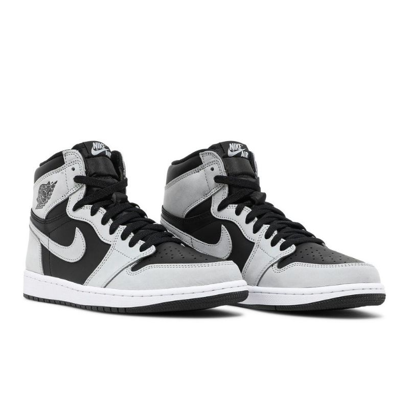 Air Jordan 1 Retro High Og Sort Grå Hvid Sko Herre