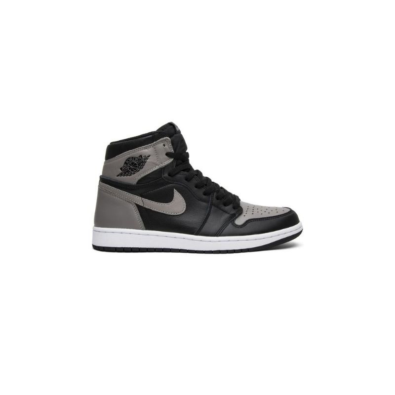 Air Jordan 1 Retro High Og Sort Grå Hvid Sko Herre