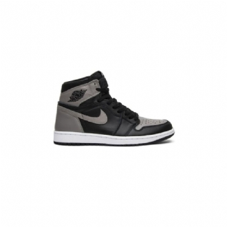 Air Jordan 1 Retro High Og Sort Grå Hvid Sko Herre