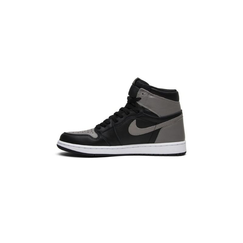 Air Jordan 1 Retro High Og Sort Grå Hvid Sko Herre
