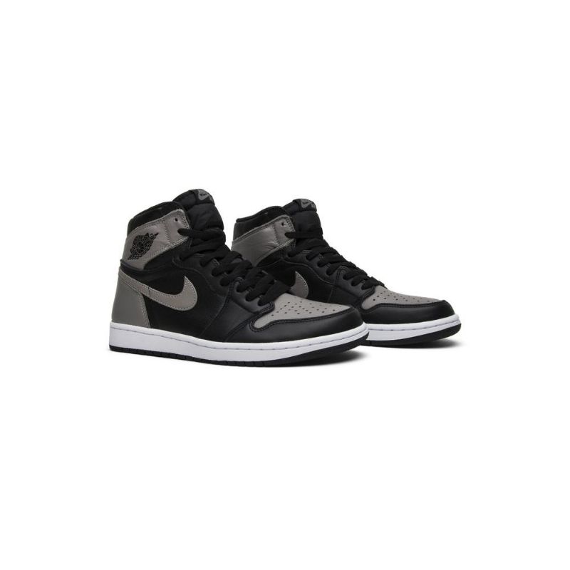 Air Jordan 1 Retro High Og Sort Grå Hvid Sko Herre