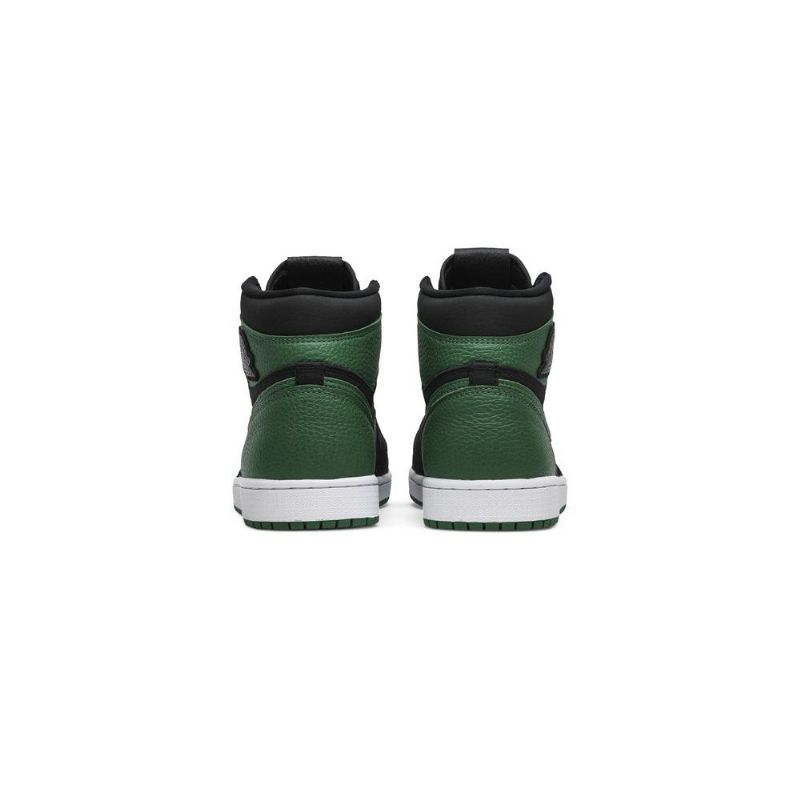 Air Jordan 1 Retro High Og Sort Grøn Sko Herre