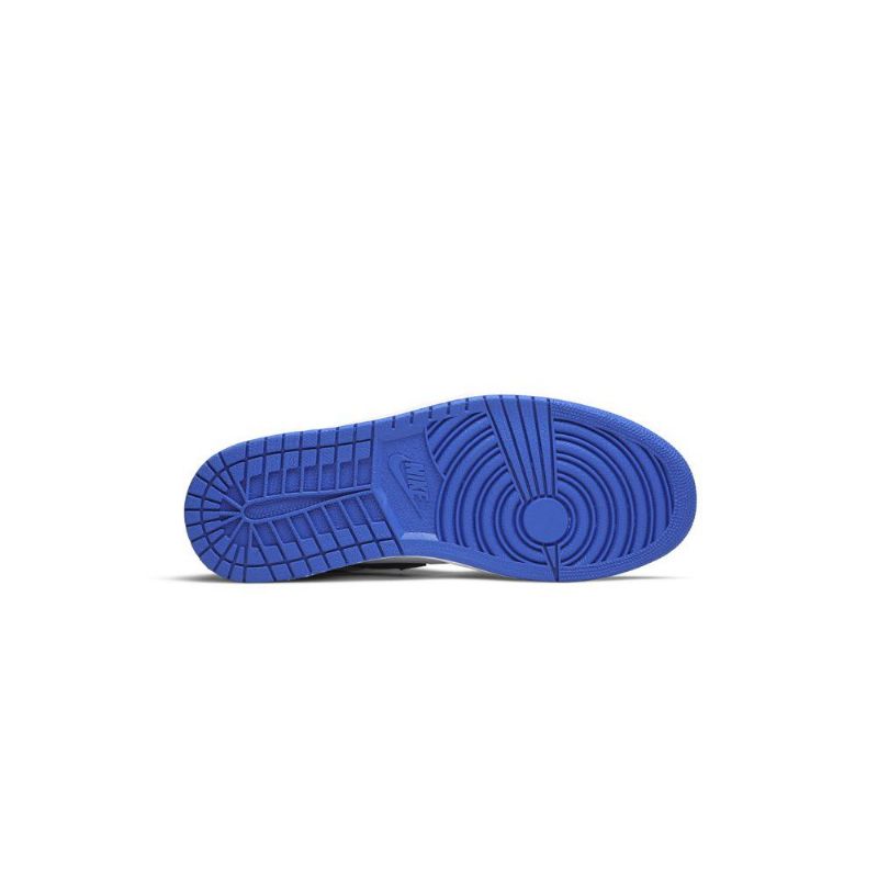 Air Jordan 1 Retro High Og Sort Hvid Blå Sko Herre