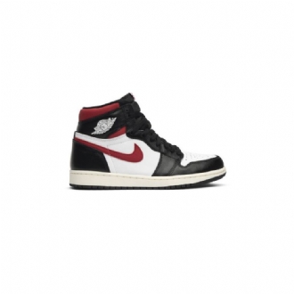 Air Jordan 1 Retro High Og Sort Hvid Rød Sko Herre