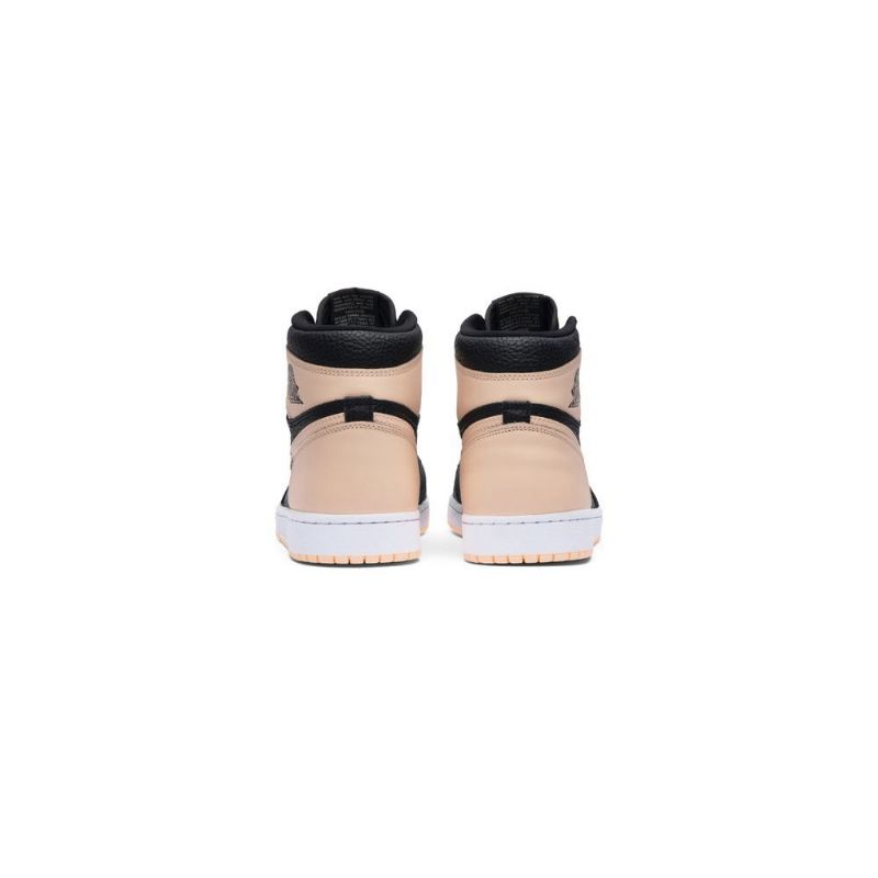 Air Jordan 1 Retro High Og Sort Lyserød Hvid Sko Herre