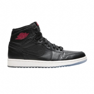 Air Jordan 1 Retro High Og Sort Rød Hvid Sko Herre