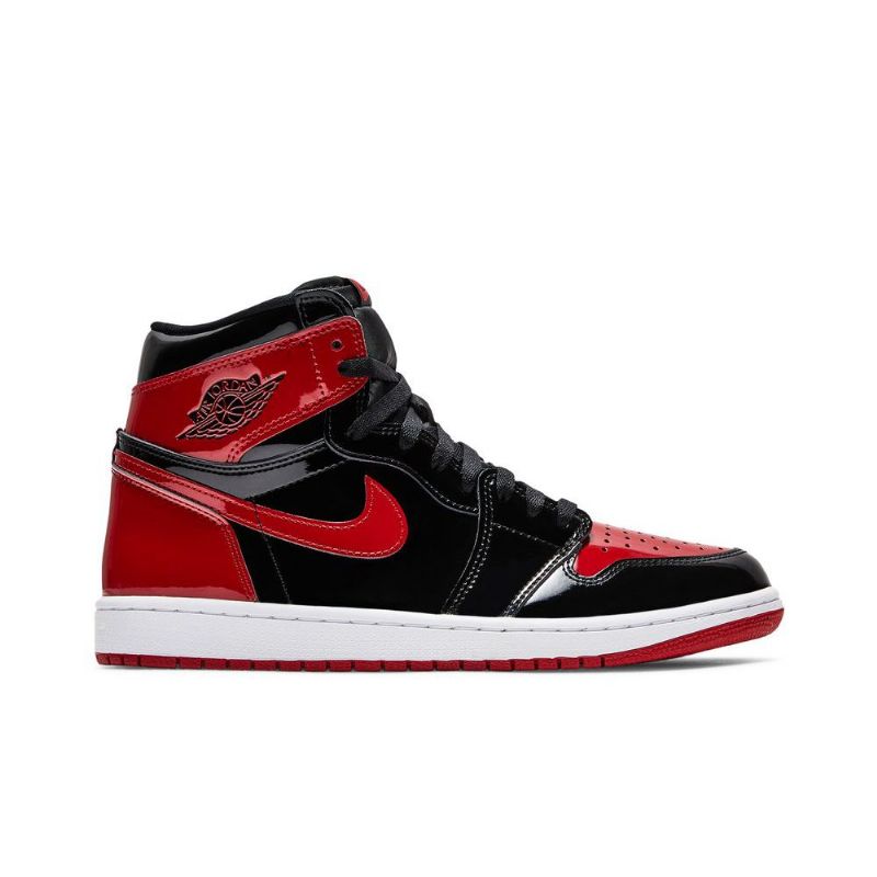 Air Jordan 1 Retro High Og Sort Rød Hvid Sko Herre