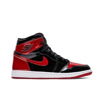 Air Jordan 1 Retro High Og Sort Rød Hvid Sko Herre