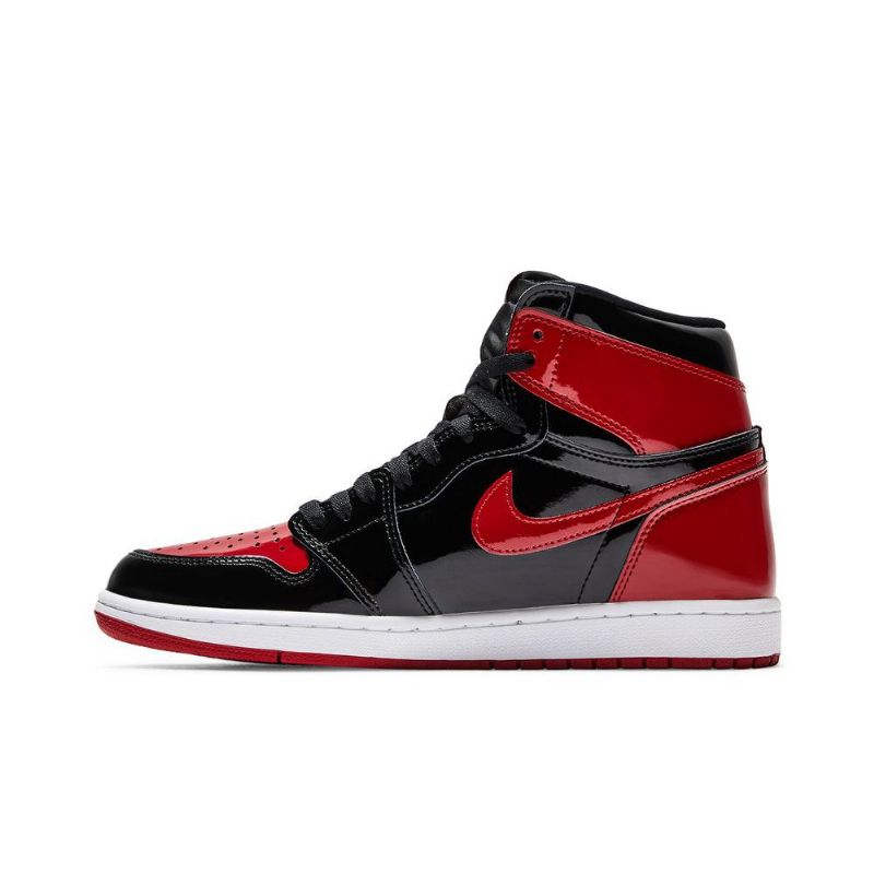Air Jordan 1 Retro High Og Sort Rød Hvid Sko Herre