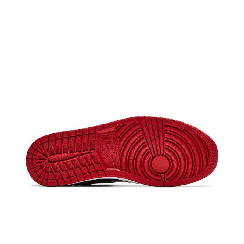 Air Jordan 1 Retro High Og Sort Rød Hvid Sko Herre
