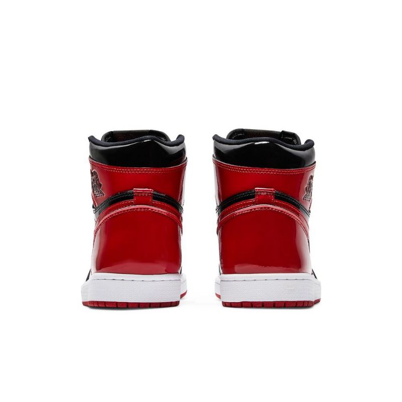 Air Jordan 1 Retro High Og Sort Rød Hvid Sko Herre