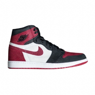 Air Jordan 1 Retro High Pe Hvid Rød Sort Sko Herre