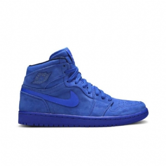 Air Jordan 1 Retro High Premium Blå Sko Dame