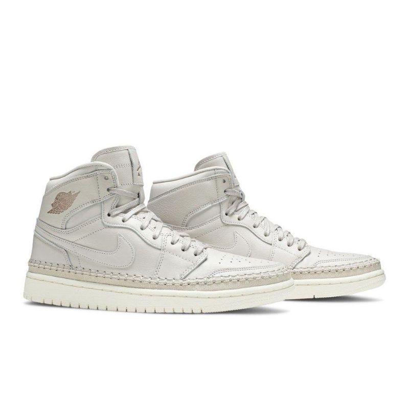 Air Jordan 1 Retro High Premium Grå Sko Dame