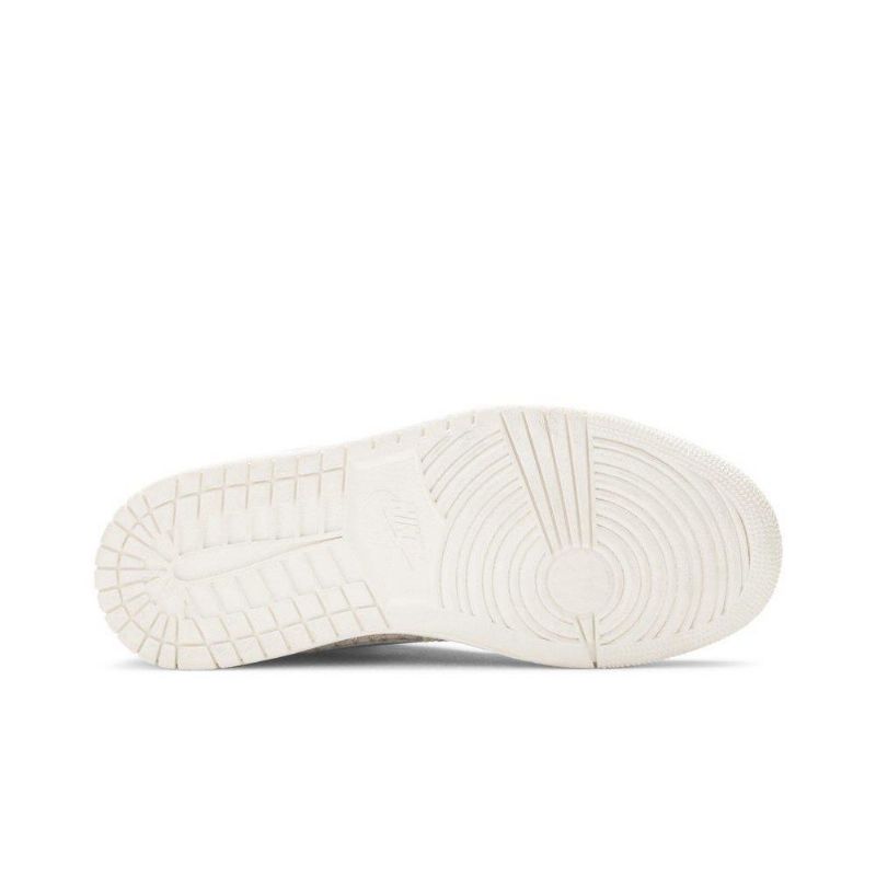Air Jordan 1 Retro High Premium Grøn Hvid Sko Dame