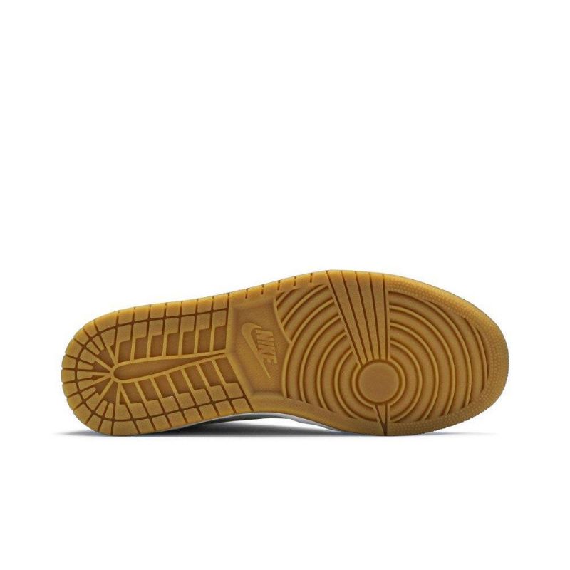 Air Jordan 1 Retro High Premium Hvid Guld Sko Dame
