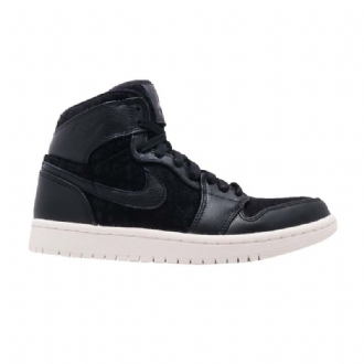 Air Jordan 1 Retro High Premium Sort Sko Dame