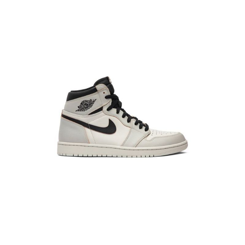 Air Jordan 1 Retro High Sb Beige Grå Sort Sko Herre