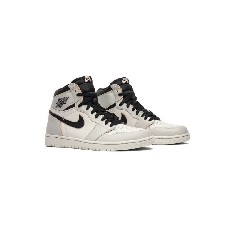 Air Jordan 1 Retro High Sb Beige Grå Sort Sko Herre