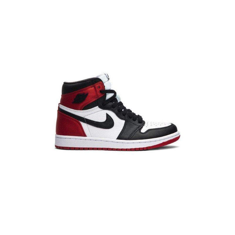 Air Jordan 1 Retro High Sort Hvid Rød Sko Dame