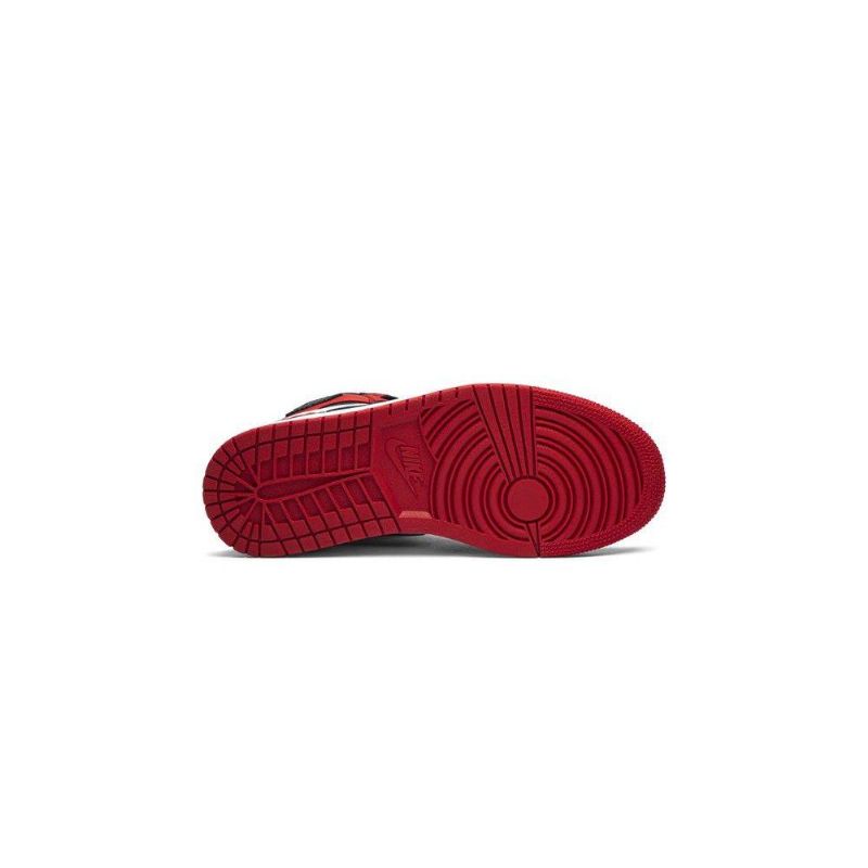 Air Jordan 1 Retro High Sort Hvid Rød Sko Dame