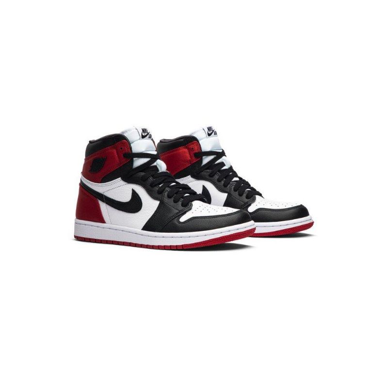 Air Jordan 1 Retro High Sort Hvid Rød Sko Dame