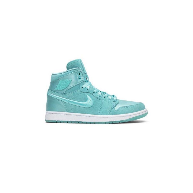 Air Jordan 1 Retro High Turkis Hvid Sko Dame