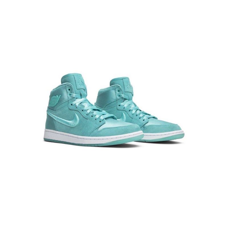 Air Jordan 1 Retro High Turkis Hvid Sko Dame
