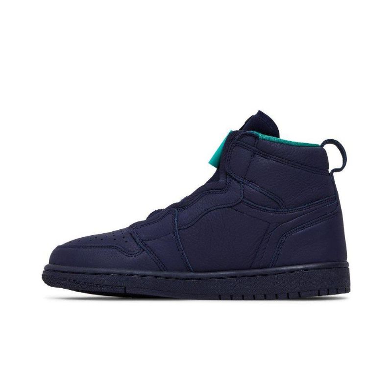 Air Jordan 1 Retro High Zip Blå Grøn Sko Dame
