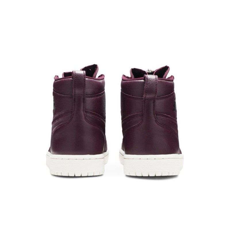 Air Jordan 1 Retro High Zip Bordeaux Sko Dame