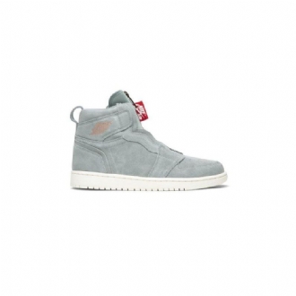 Air Jordan 1 Retro High Zip Grøn Rød Sko Dame