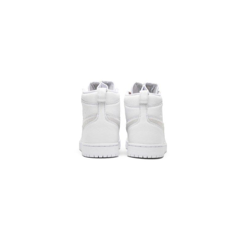 Air Jordan 1 Retro High Zip Hvid Rød Sko Dame
