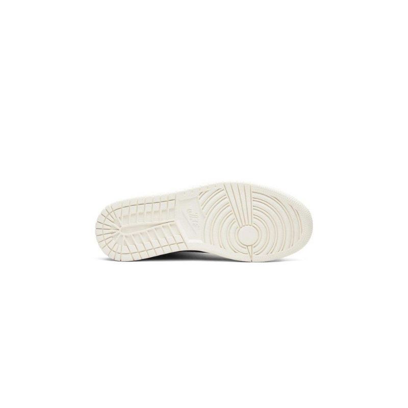 Air Jordan 1 Retro High Zip Sort Hvid Sko Dame