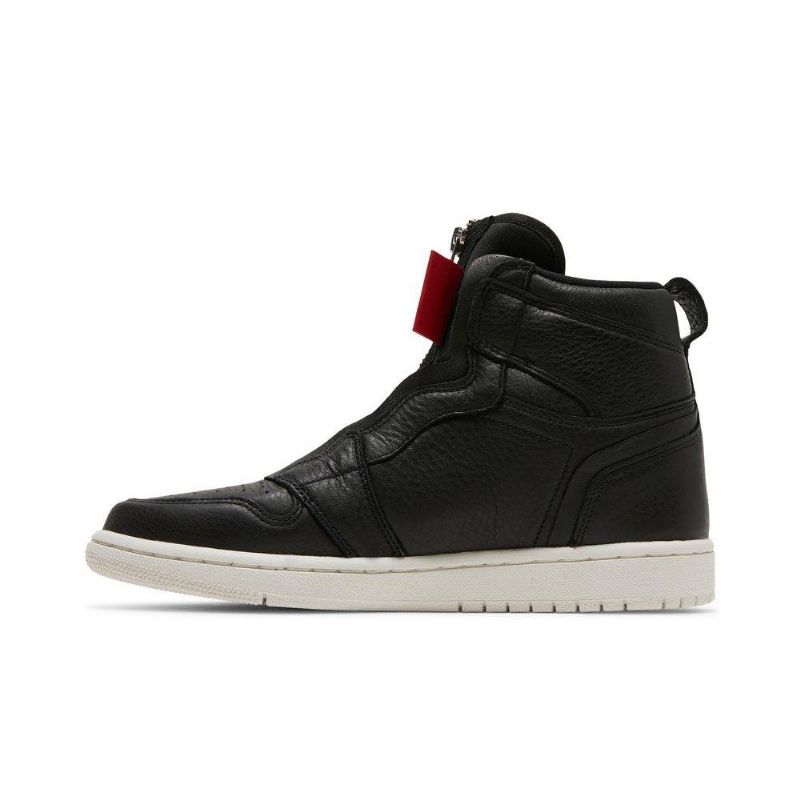 Air Jordan 1 Retro High Zip Sort Rød Sko Dame