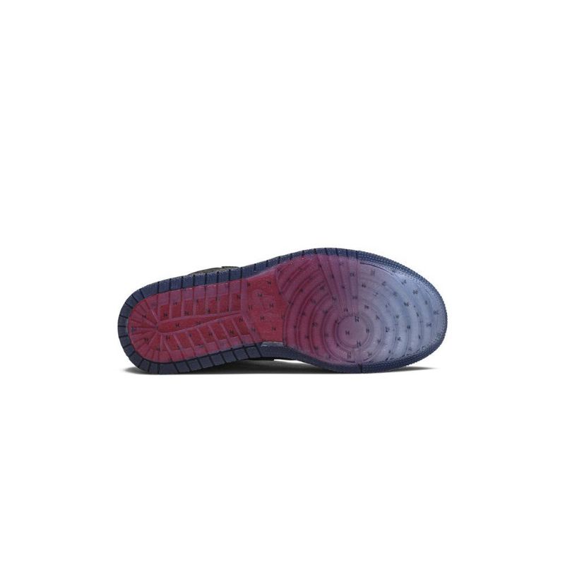 Air Jordan 1 Retro High Zoom Sort Flerfarvede Sko Herre