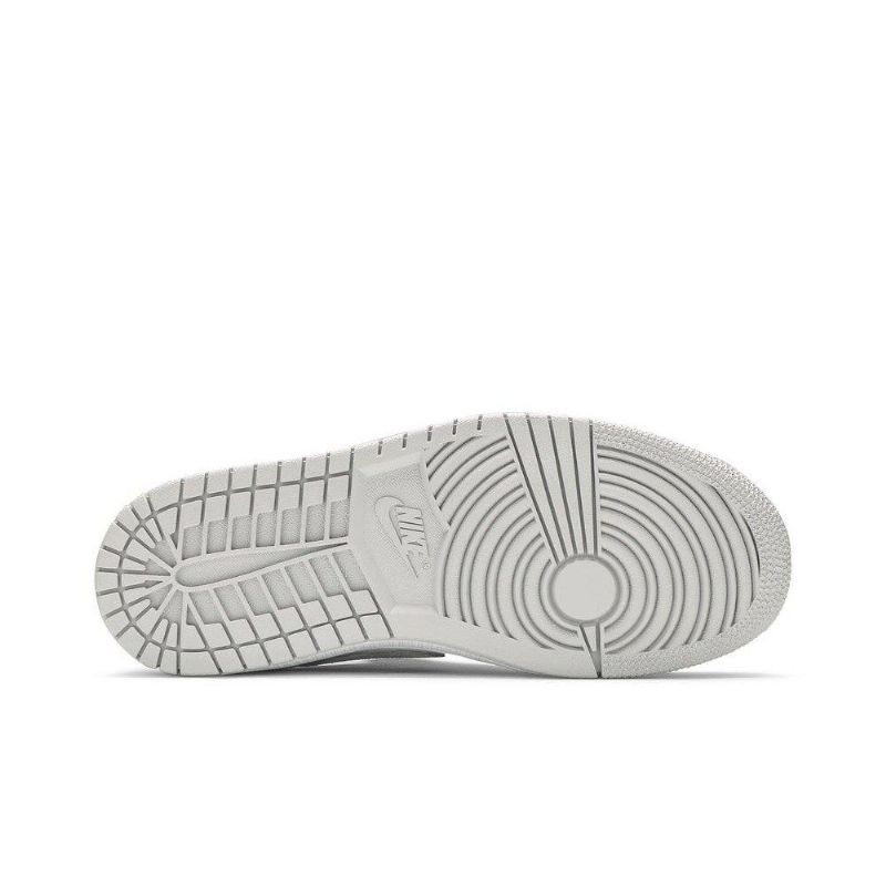 Air Jordan 1 Retro Low Og Hvid Grå Sko Dame