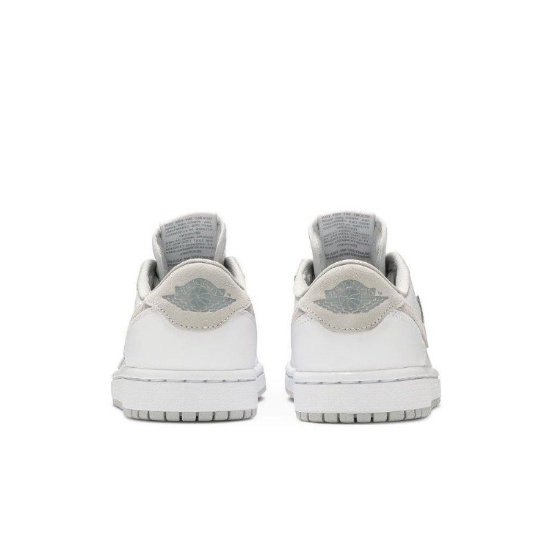 Air Jordan 1 Retro Low Og Hvid Grå Sko Dame