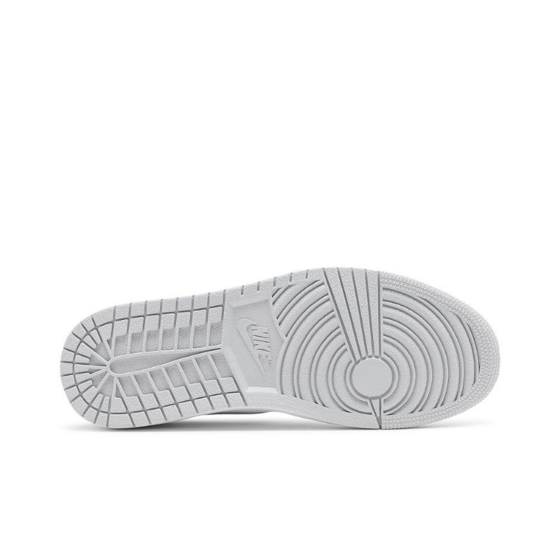 Air Jordan 1 Retro Low Og Hvid Grå Sko Herre