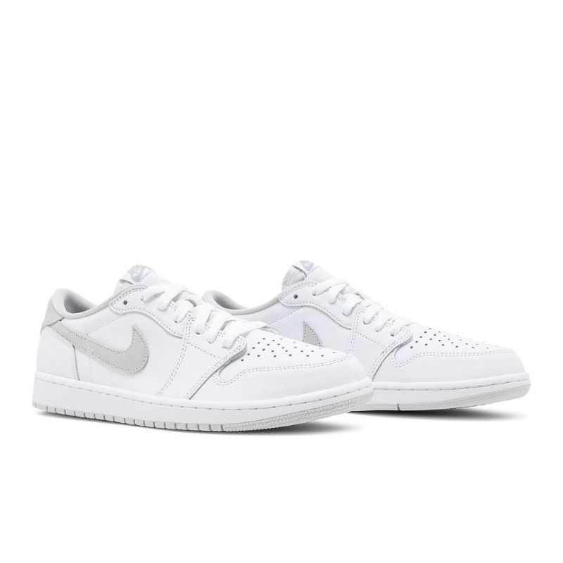 Air Jordan 1 Retro Low Og Hvid Grå Sko Herre