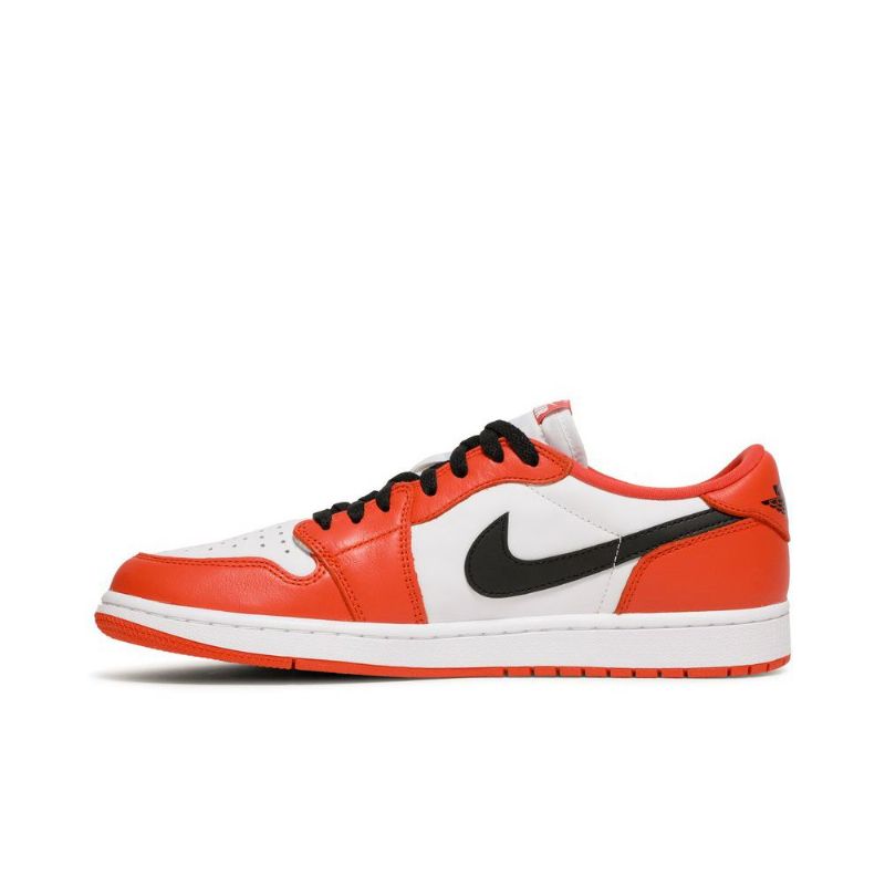 Air Jordan 1 Retro Low Og Orange Hvid Sort Sko Herre