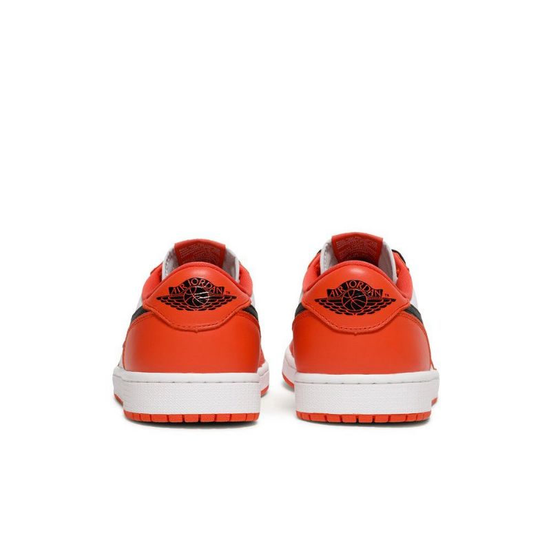 Air Jordan 1 Retro Low Og Orange Hvid Sort Sko Herre