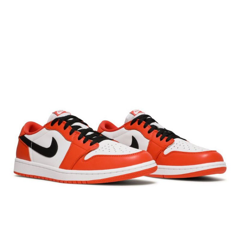 Air Jordan 1 Retro Low Og Orange Hvid Sort Sko Herre