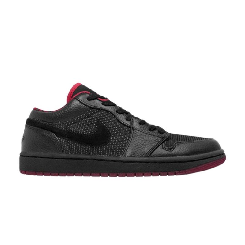 Air Jordan 1 Retro Low Sort Rød Sko Herre