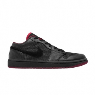 Air Jordan 1 Retro Low Sort Rød Sko Herre
