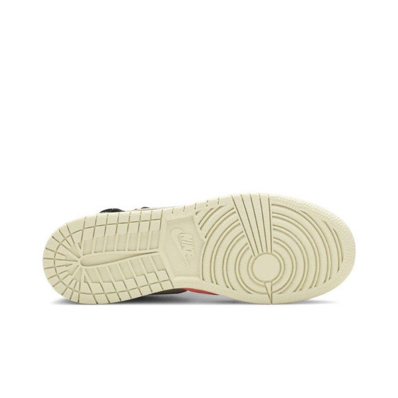 Air Jordan 1 Retro Rebel Xx Olivengrøn Sort Lyserød Sko Dame