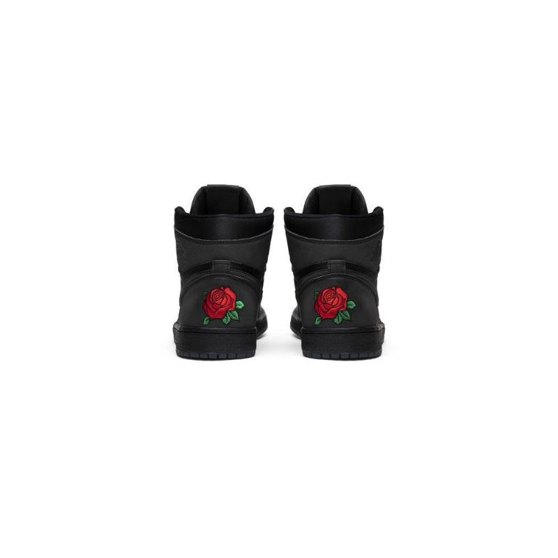 Air Jordan 1 Rox Brun Retro High Og Sort Rød Grøn Sko Dame