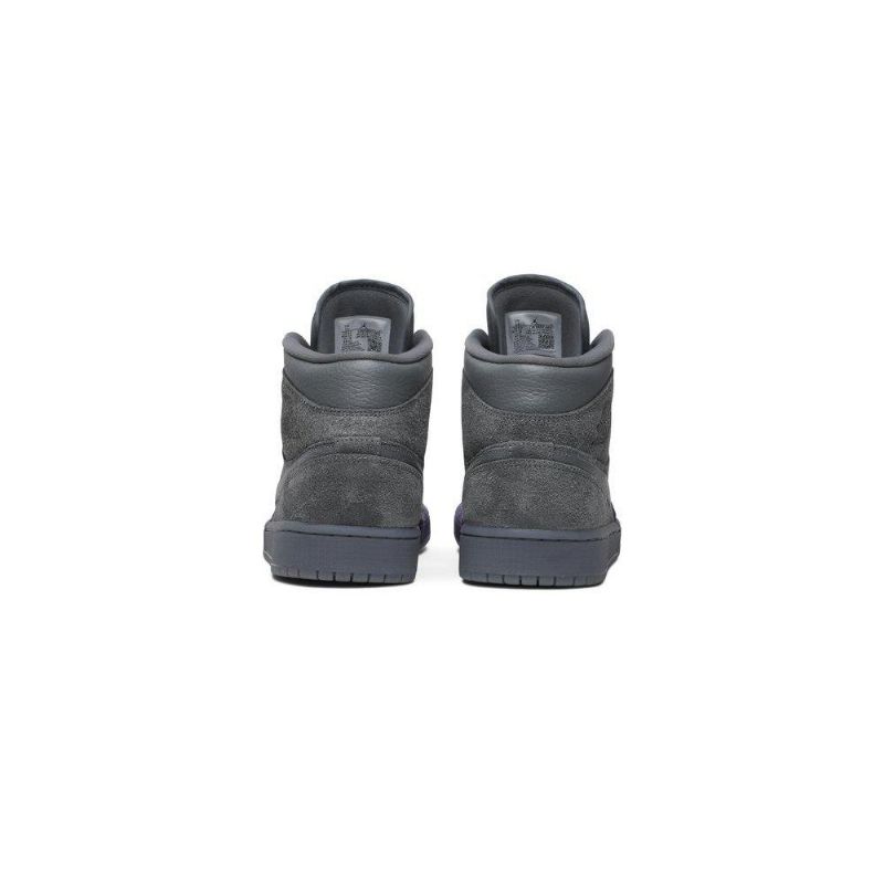 Air Jordan 1 Sheila Rashid Mid Lilla Grå Sko Dame