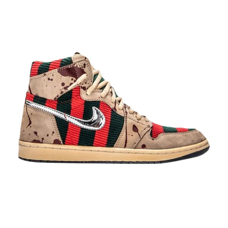 Air Jordan 1 Shoe Surgeon High Brun Rød Sort Sko Herre