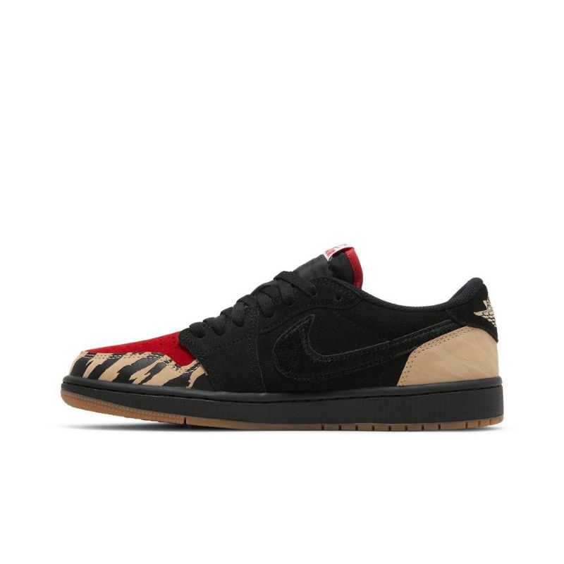 Air Jordan 1 Solefly Low Retro Og Sp Sort Brun Rød Sko Herre