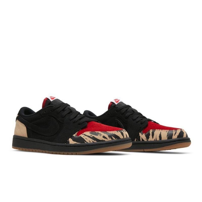 Air Jordan 1 Solefly Low Retro Og Sp Sort Brun Rød Sko Herre